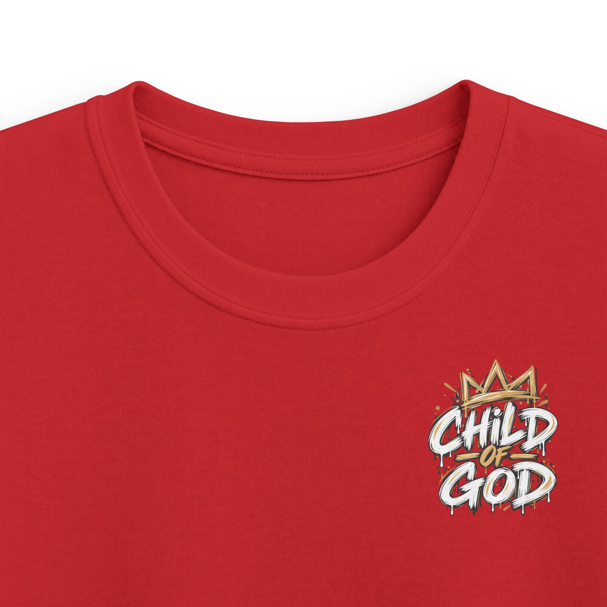 Kids "Child of God" Tee - Crown Graphic Youth T-Shirt