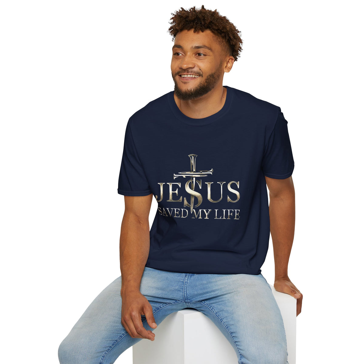 Jesus Saved My Life T-Shirt — Christian Faith Graphic Tee