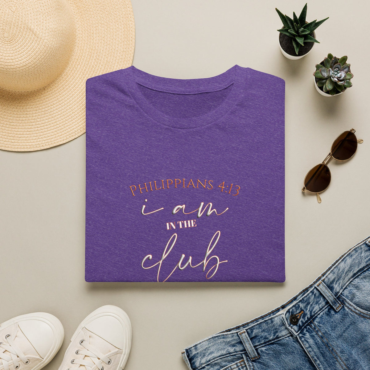 Philippians 4:13 'I AM IN THE CLUB' T-Shirt — Inspirational Christian Tee