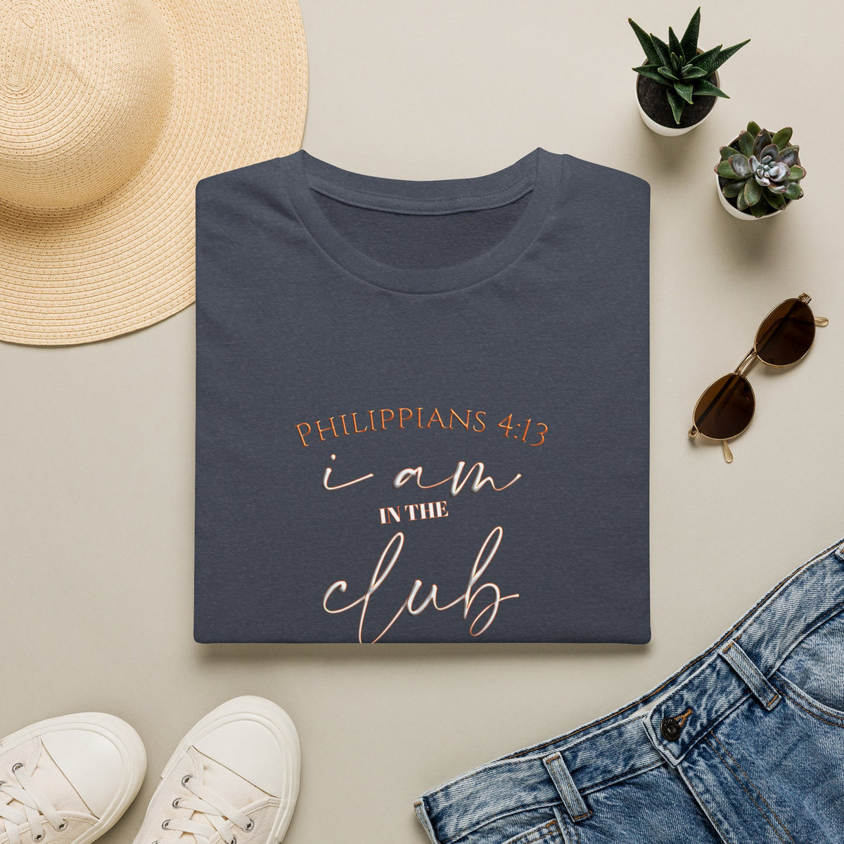 Philippians 4:13 'I AM IN THE CLUB' T-Shirt — Inspirational Christian Tee