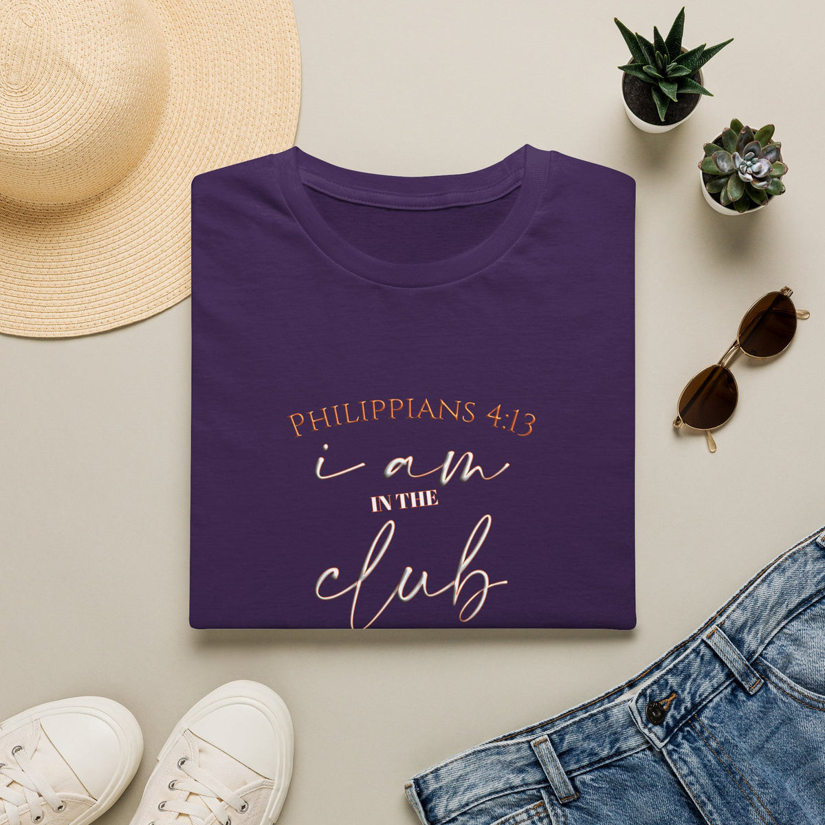 Philippians 4:13 'I AM IN THE CLUB' T-Shirt — Inspirational Christian Tee
