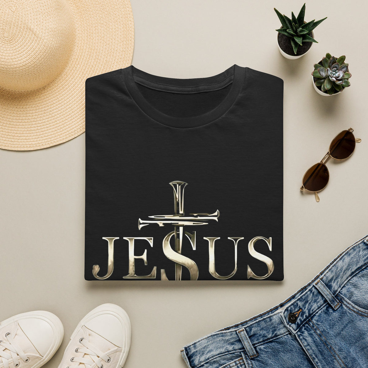 Jesus Saved My Life T-Shirt — Christian Faith Graphic Tee