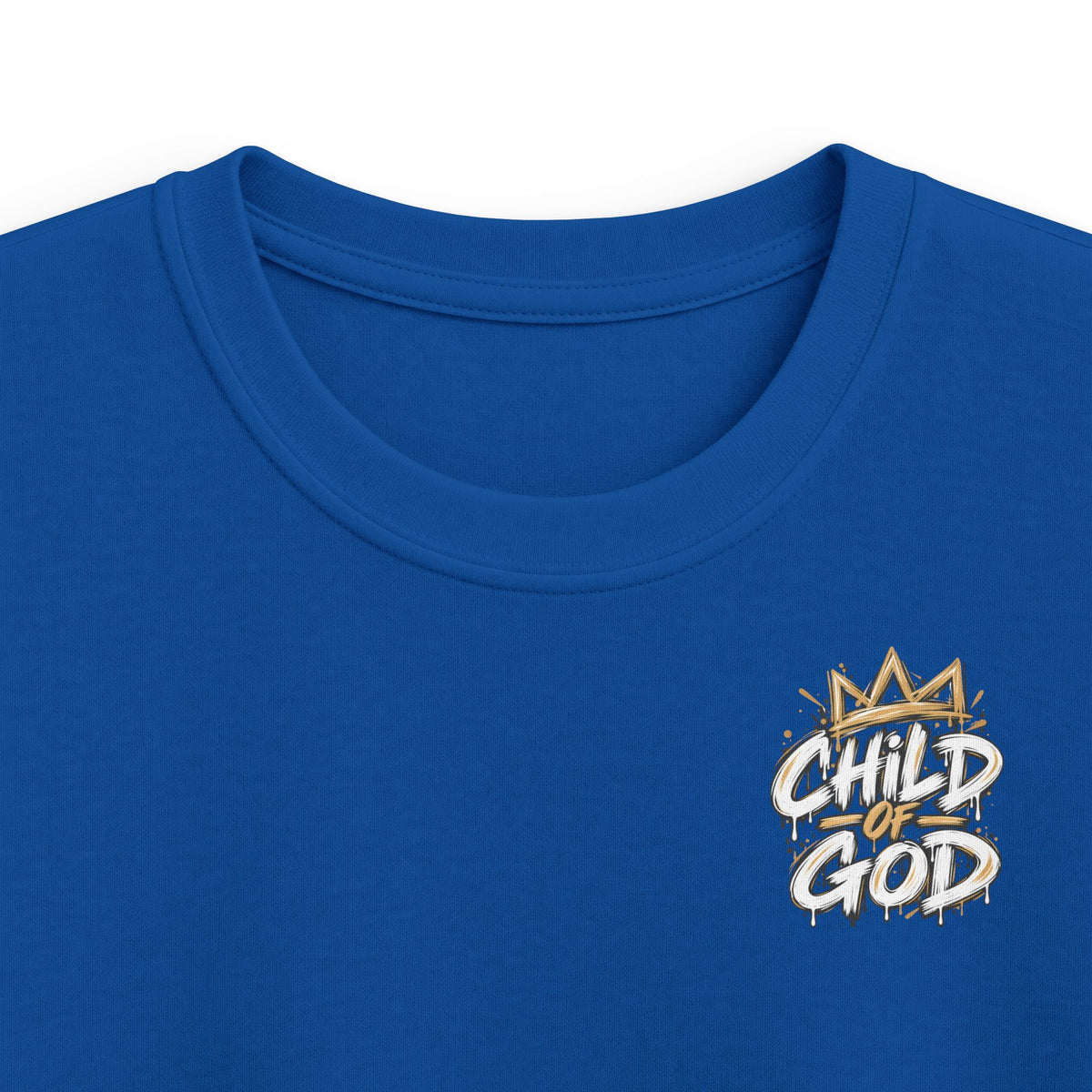 Kids "Child of God" Tee - Crown Graphic Youth T-Shirt