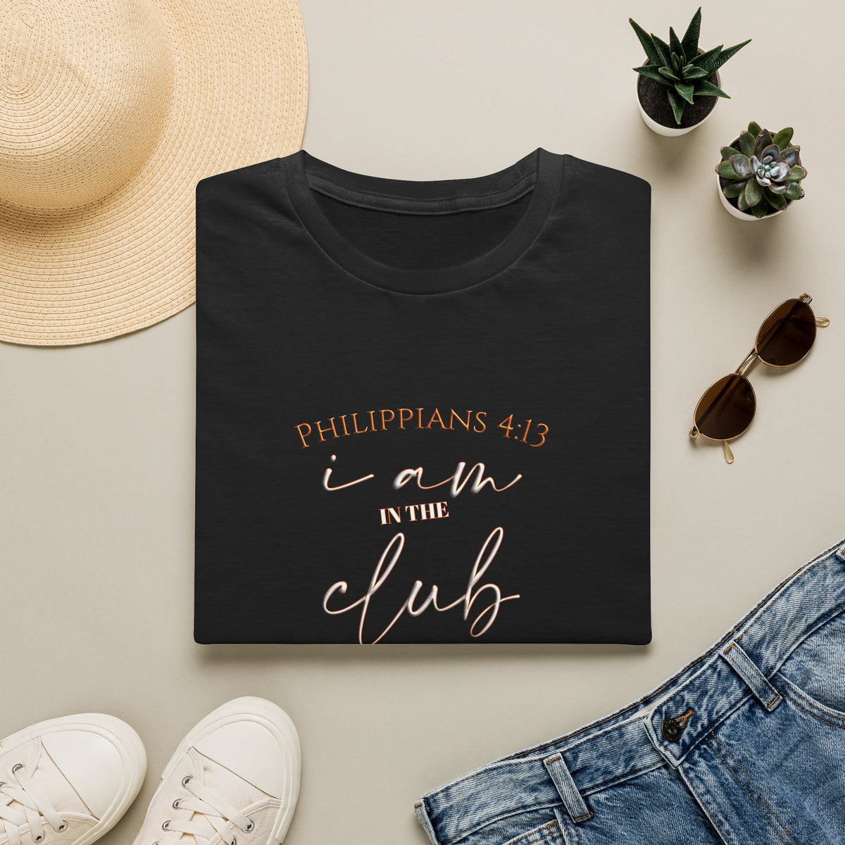 Philippians 4:13 'I AM IN THE CLUB' T-Shirt — Inspirational Christian Tee