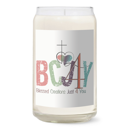 13.75oz Clear Jar Candle