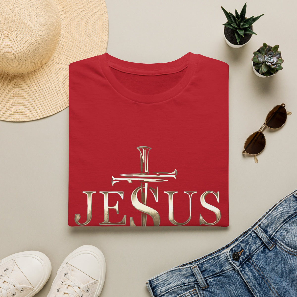 Jesus Saved My Life T-Shirt — Christian Faith Graphic Tee