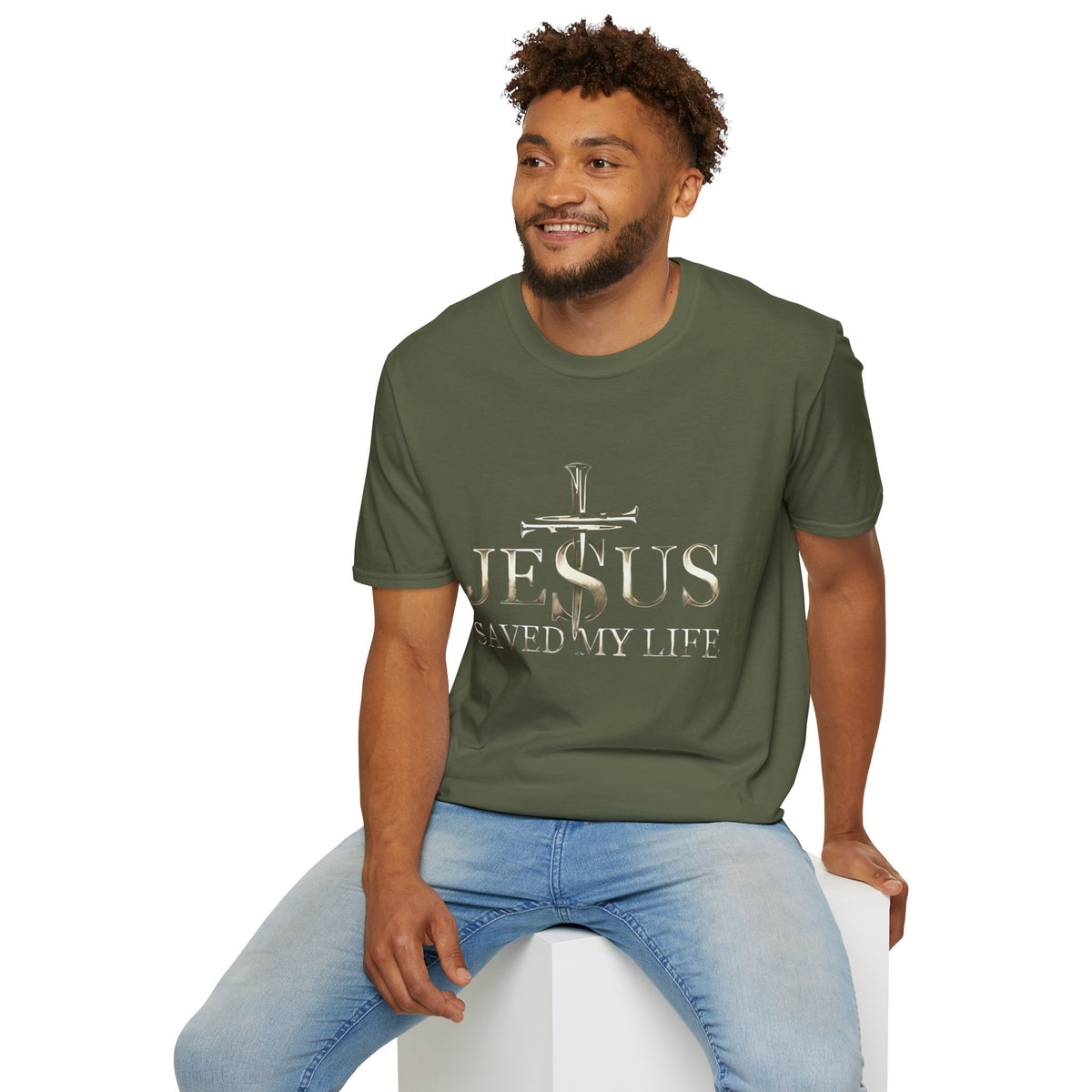 Jesus Saved My Life T-Shirt — Christian Faith Graphic Tee