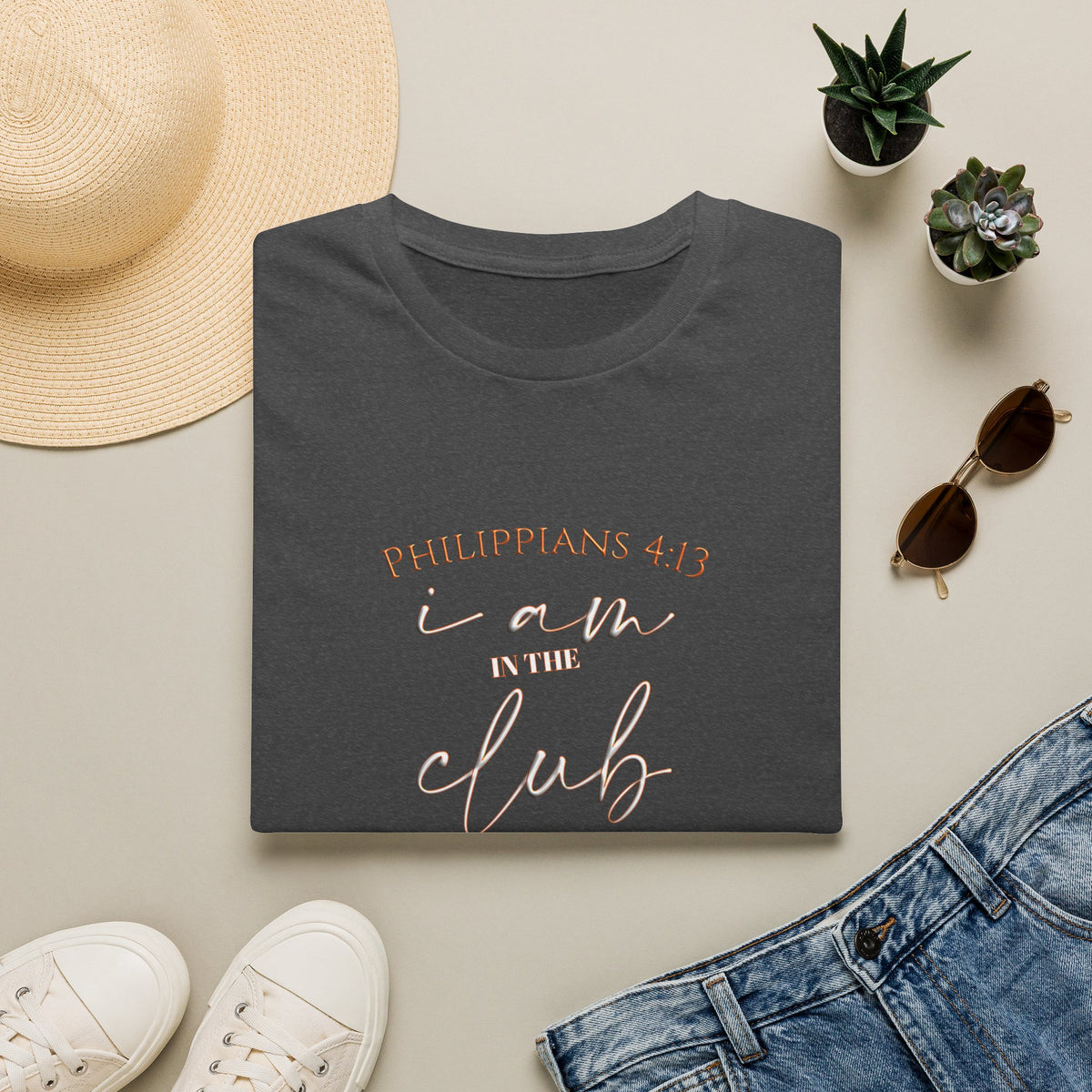Philippians 4:13 'I AM IN THE CLUB' T-Shirt — Inspirational Christian Tee