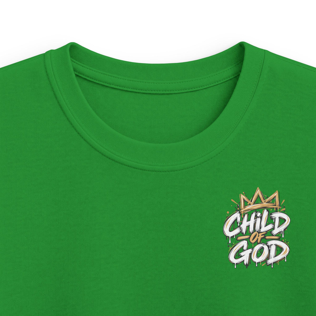 Kids "Child of God" Tee - Crown Graphic Youth T-Shirt