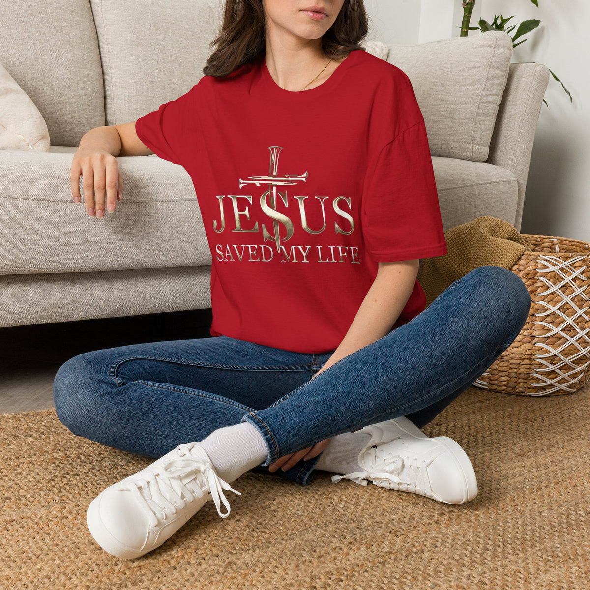 Jesus Saved My Life T-Shirt — Christian Faith Graphic Tee