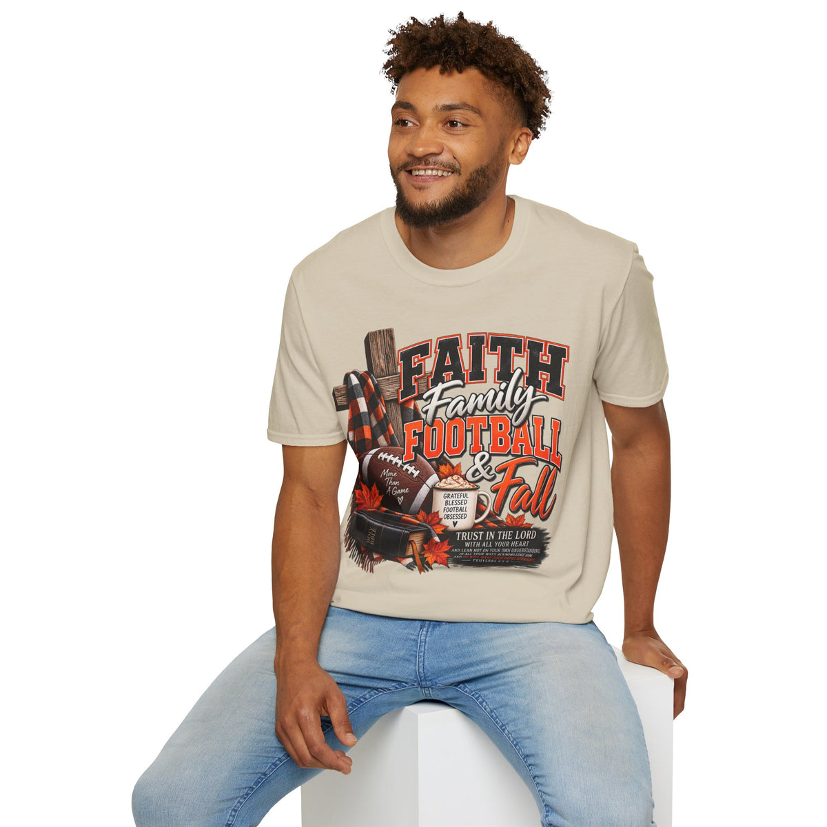 Faith Family Football & Fall T-Shirt