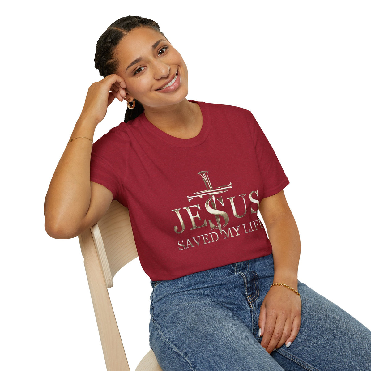 Jesus Saved My Life T-Shirt — Christian Faith Graphic Tee