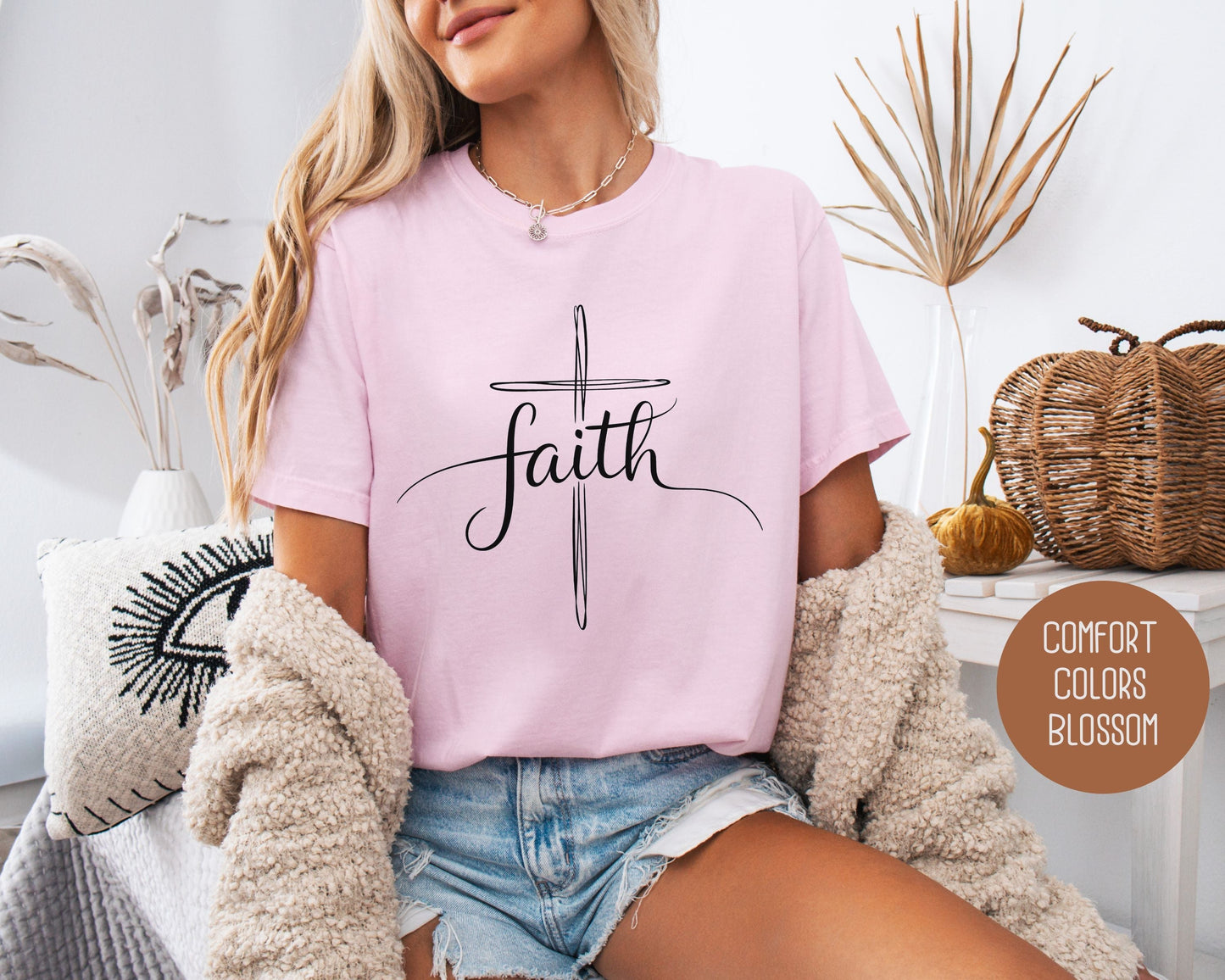 Faith Comfort Colors Shirt-0