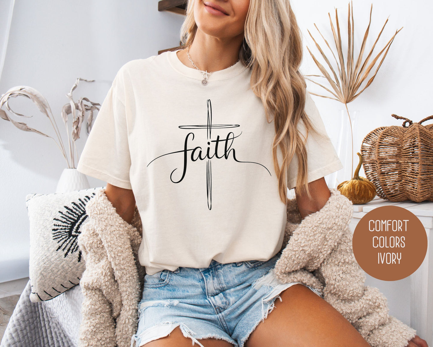Faith Comfort Colors Shirt-4